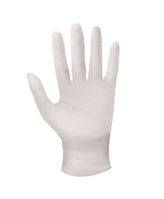 White Disposable Latex Gloves - 100 pcs