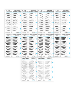 Eyebrow Designs Stencil Sets Folder