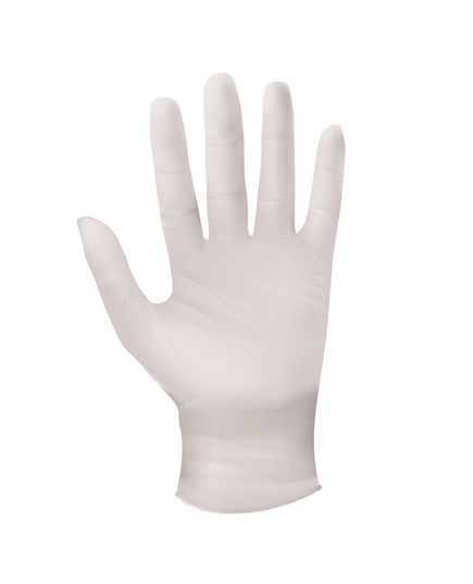 White Disposable Latex Gloves - 100 pcs