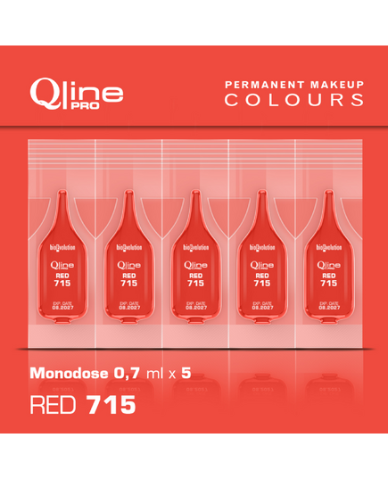 Red 715 Qline Pro Monodose 5 x 0.7 ml