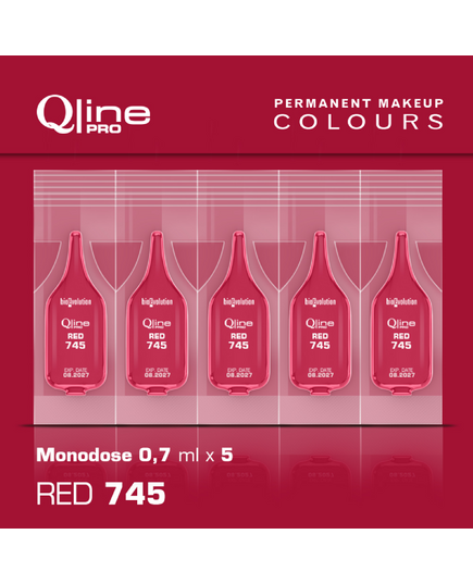 Red 745 Qline Pro Monodose 5 x 0.7 ml