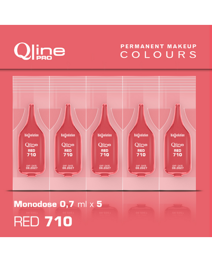 Red 710 Qline Pro Monodose 5 x 0.7 ml