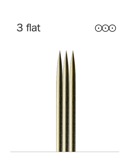 #3 Flat Needles (20 pcs)